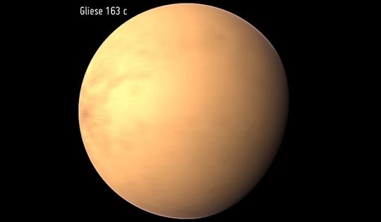 Gambar planet Gliese 163c